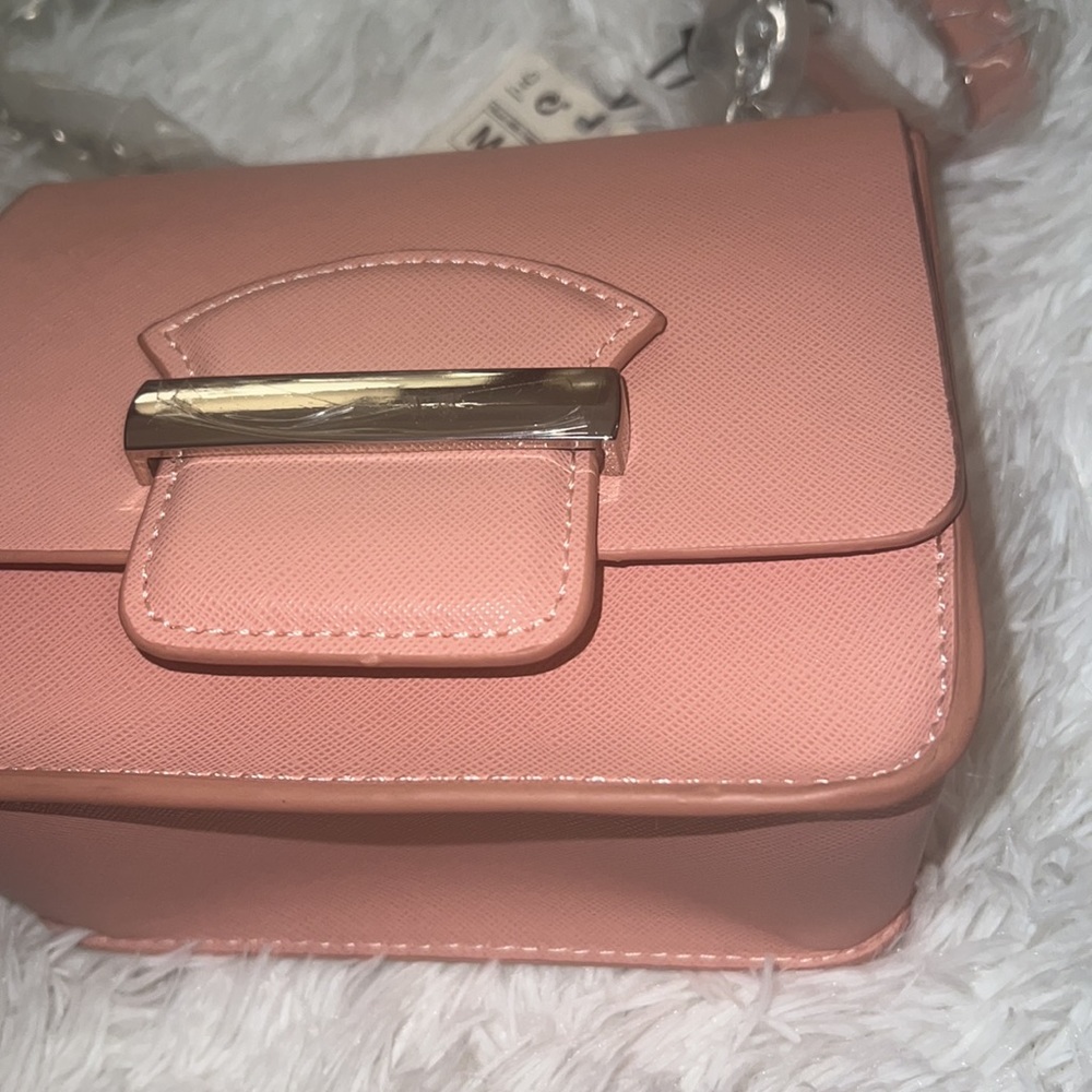 Zara Pink Mini Crossbody Bag w/Chain Strap - NWT - Picture 8 of 14